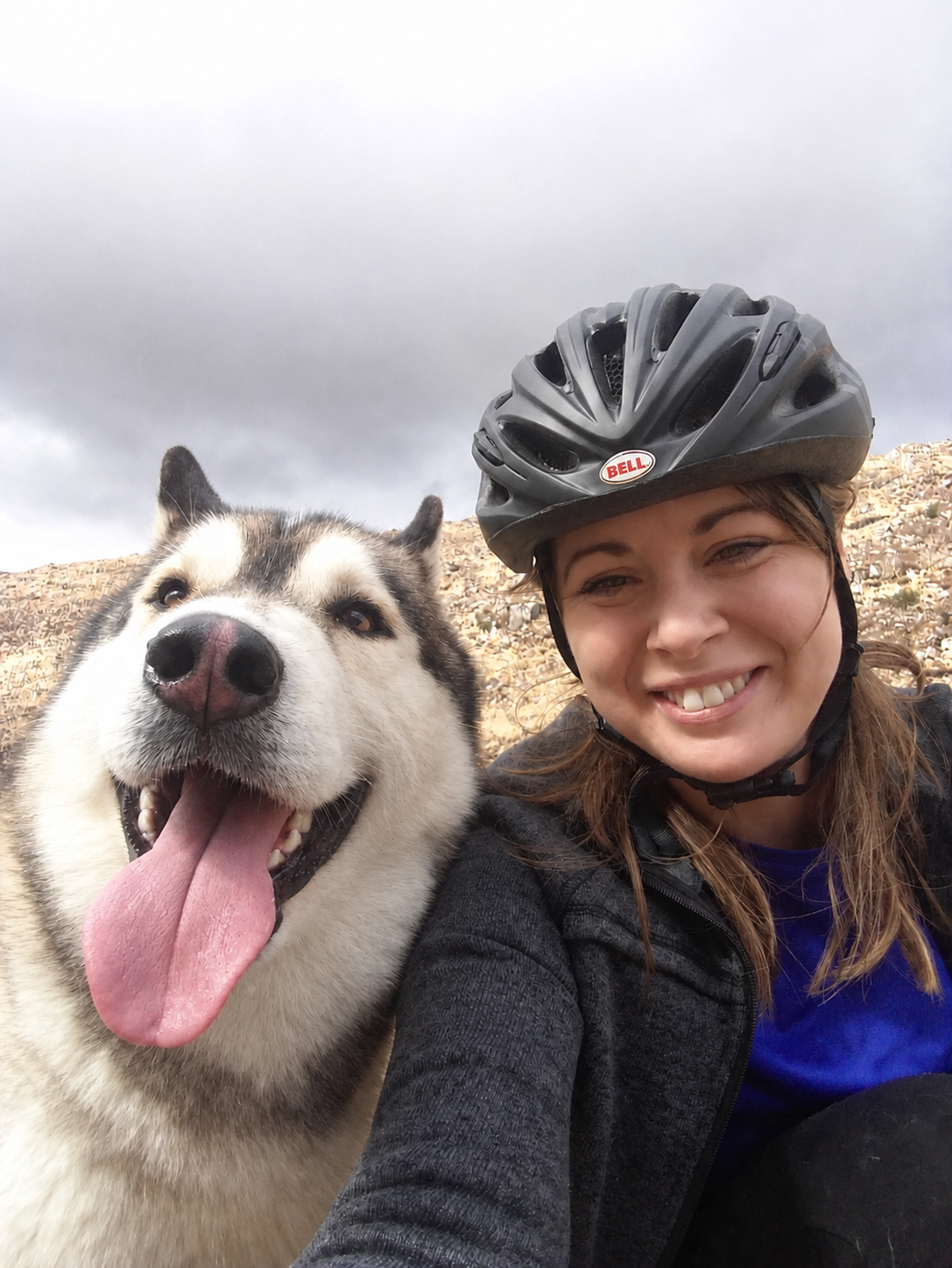 Clare smiling with Kaiser